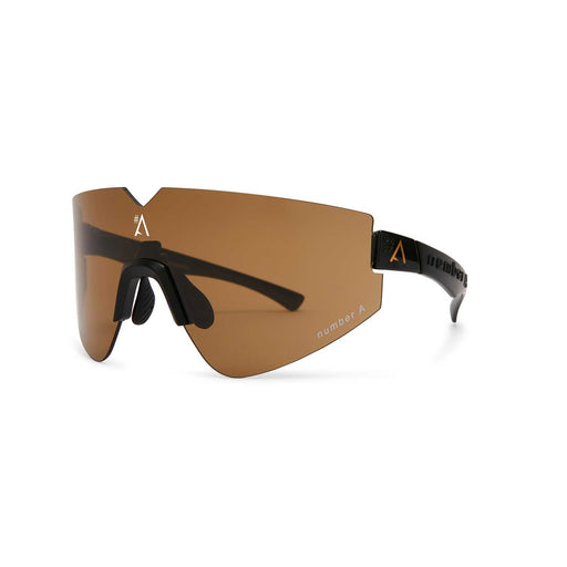 NumberA Celona Cycling Glasses Black with Brown smoke lens