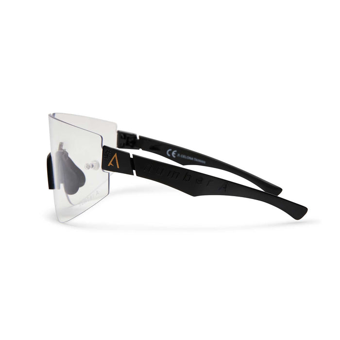 NumberA Celona Cycling Glasses Black side view