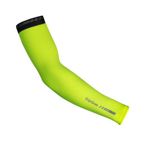 GripGrab Classic Thermal Arm Warmers - Hi-Vis Yellow